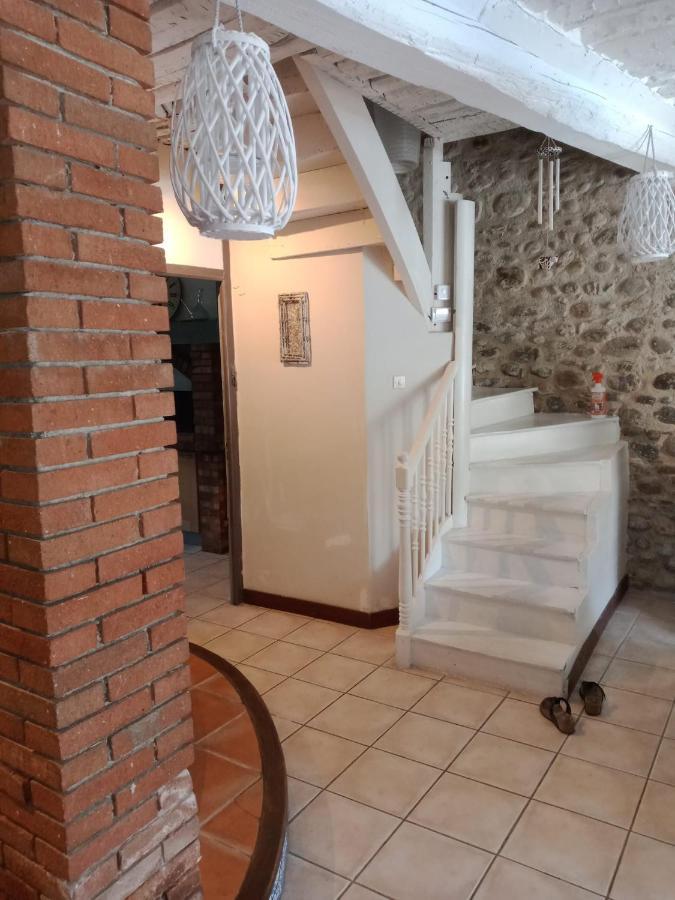 BELLE MAISON DE CARACTERE DE VILLAGE et STUDIO PISCINE Privée 9 PERS Millas Exterior foto