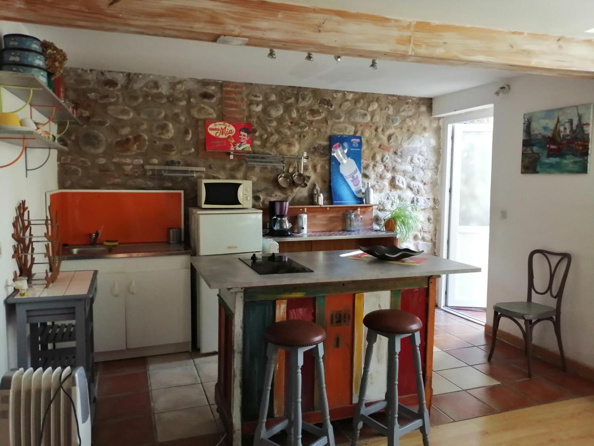 BELLE MAISON DE CARACTERE DE VILLAGE et STUDIO PISCINE Privée 9 PERS Millas Exterior foto